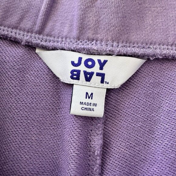 JoyLab Women Hoodie Sweatshirt And Shorts Set Pullover Purple Medium Large - Picture 10 of 11